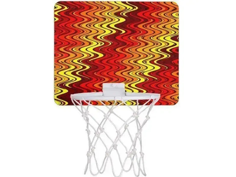 Mini Basketball Hoops-WAVY #2 Mini Basketball Hoops-Reds & Oranges & Yellows-from COLORADDICTED.COM-