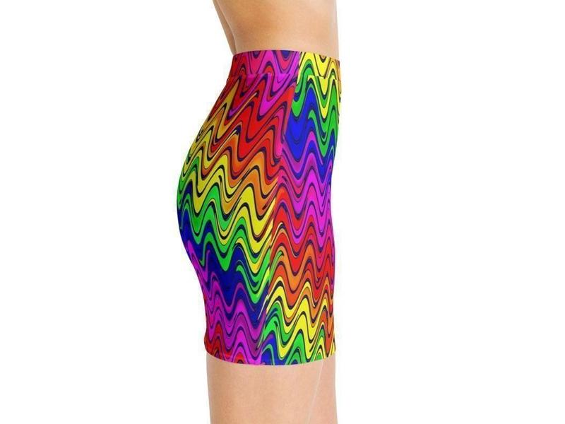 Mini Pencil Skirts-WAVY #2 Mini Pencil Skirts-Multicolor Bright-from COLORADDICTED.COM-