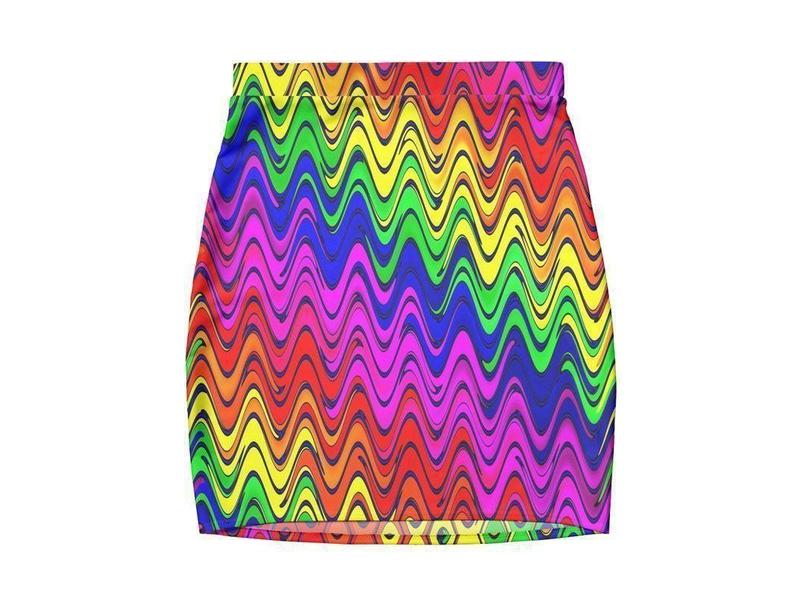 Mini Pencil Skirts-WAVY #2 Mini Pencil Skirts-from COLORADDICTED.COM-
