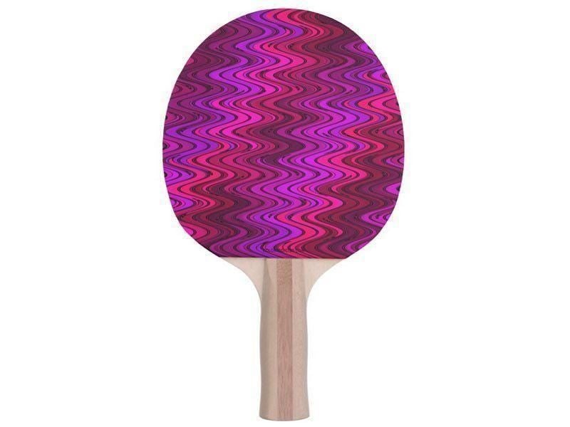 Ping Pong Paddles-WAVY #2 Ping Pong Paddles-from COLORADDICTED.COM-