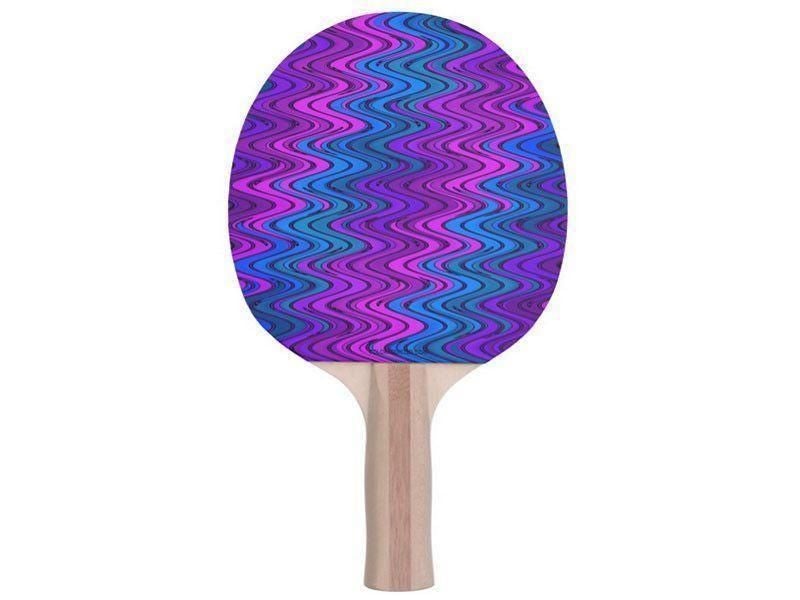 Ping Pong Paddles-WAVY #2 Ping Pong Paddles-from COLORADDICTED.COM-
