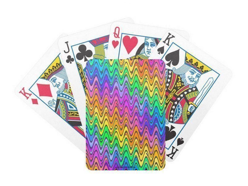 Playing Cards-WAVY #2 Premium Bicycle® Playing Cards-Multicolor Light-from COLORADDICTED.COM-