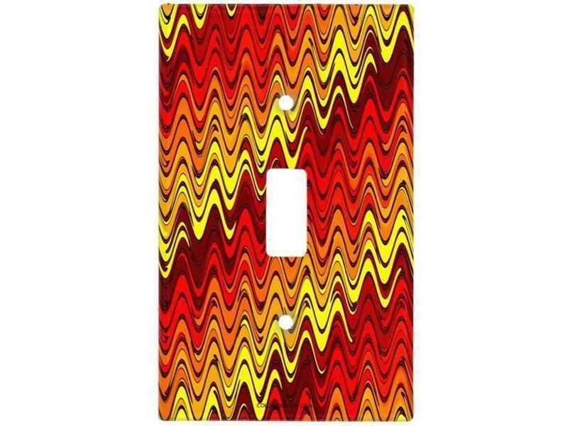 Toggle Light Switch Covers-WAVY #2 Single, Double & Triple-Toggle Light Switch Covers-from COLORADDICTED.COM-