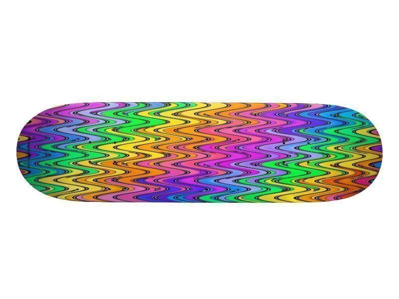 Skateboard Decks-WAVY #2 Skateboard Decks-from COLORADDICTED.COM-