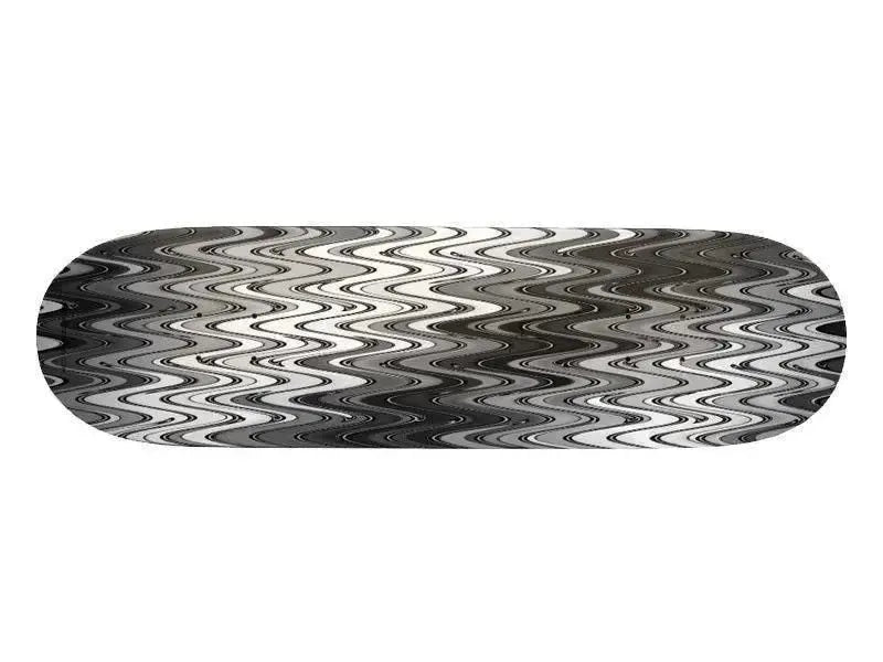 Skateboards-WAVY #2 Skateboards-Grays & White-from COLORADDICTED.COM-