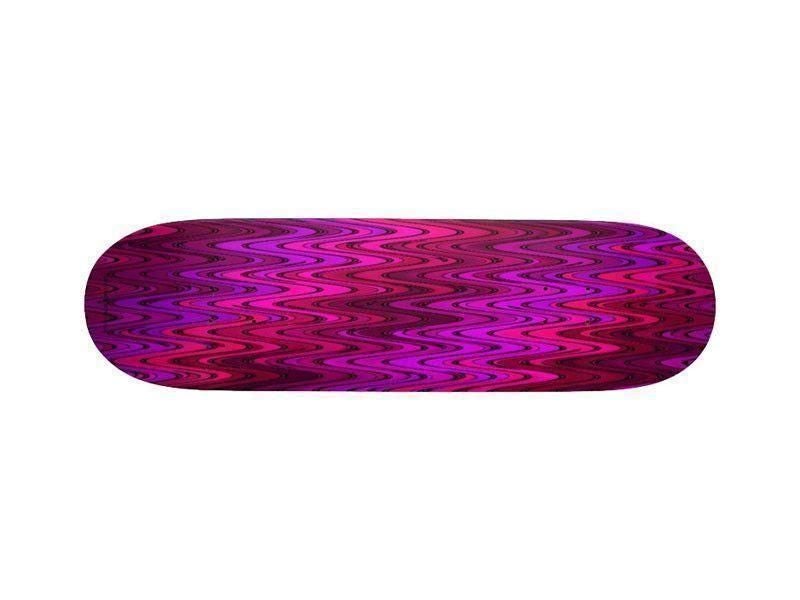 Skateboards-WAVY #2 Skateboards-Purples &amp; Fuchsias &amp; Violets &amp; Magentas-from COLORADDICTED.COM-