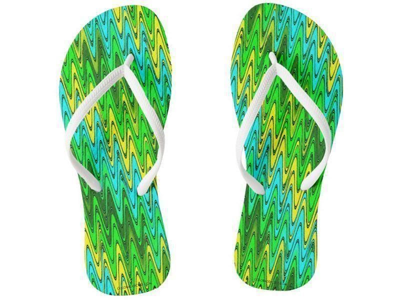 Flip Flops-WAVY #2 Slim-Strap Flip Flops-from COLORADDICTED.COM-