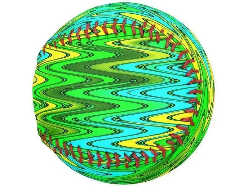 Softballs-WAVY #2 Softballs-Greens & Yellows & Light Blues-from COLORADDICTED.COM-