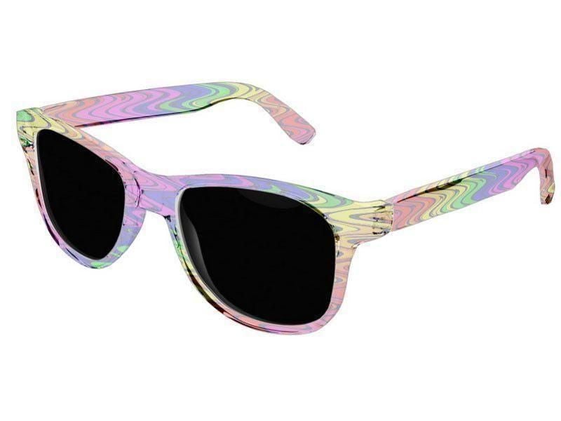 Wayfarer Sunglasses-WAVY #2 Wayfarer Sunglasses (transparent background)-Multicolor Bright-from COLORADDICTED.COM-