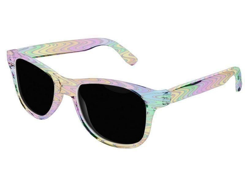Wayfarer Sunglasses-WAVY #2 Wayfarer Sunglasses (transparent background)-Multicolor Light-from COLORADDICTED.COM-