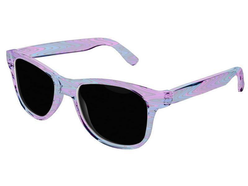 Wayfarer Sunglasses-WAVY #2 Wayfarer Sunglasses (transparent background)-Purples, Violets &amp; Turquoises-from COLORADDICTED.COM-