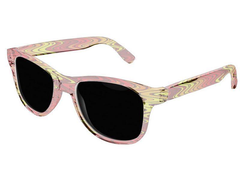 Wayfarer Sunglasses-WAVY #2 Wayfarer Sunglasses (transparent background)-Reds, Oranges &amp; Yellows-from COLORADDICTED.COM-