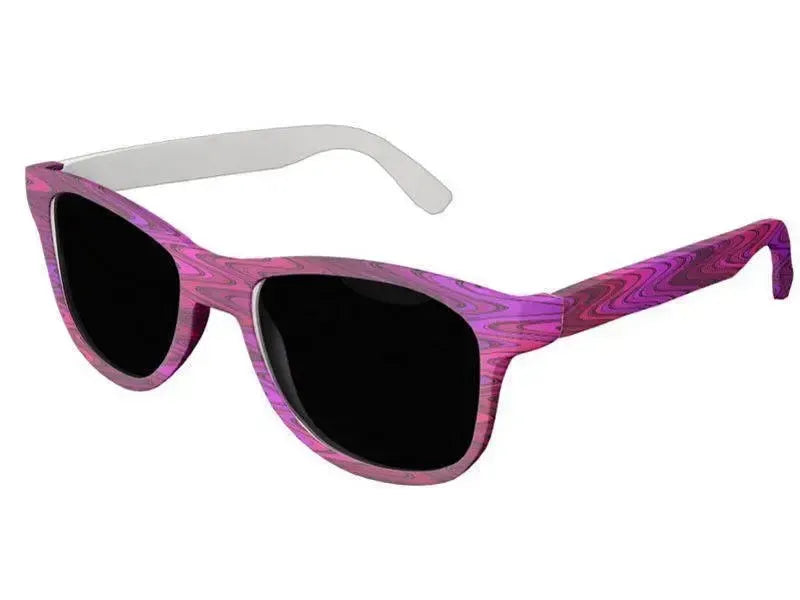 Wayfarer Sunglasses-WAVY #2 Wayfarer Sunglasses (white background)-Purples, Fuchsias, Violets & Magentas-from COLORADDICTED.COM-