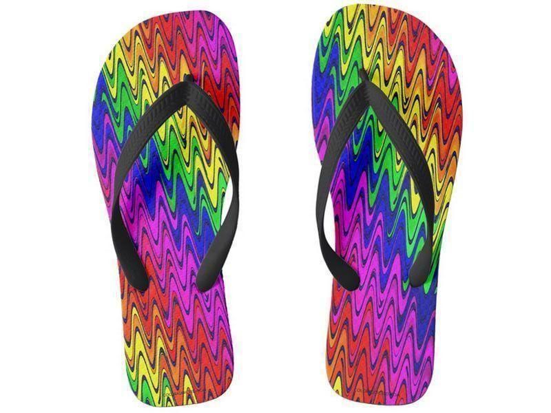 Flip Flops-WAVY #2 Wide-Strap Flip Flops-from COLORADDICTED.COM-