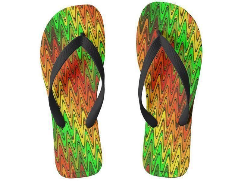 Flip Flops-WAVY #2 Wide-Strap Flip Flops-from COLORADDICTED.COM-