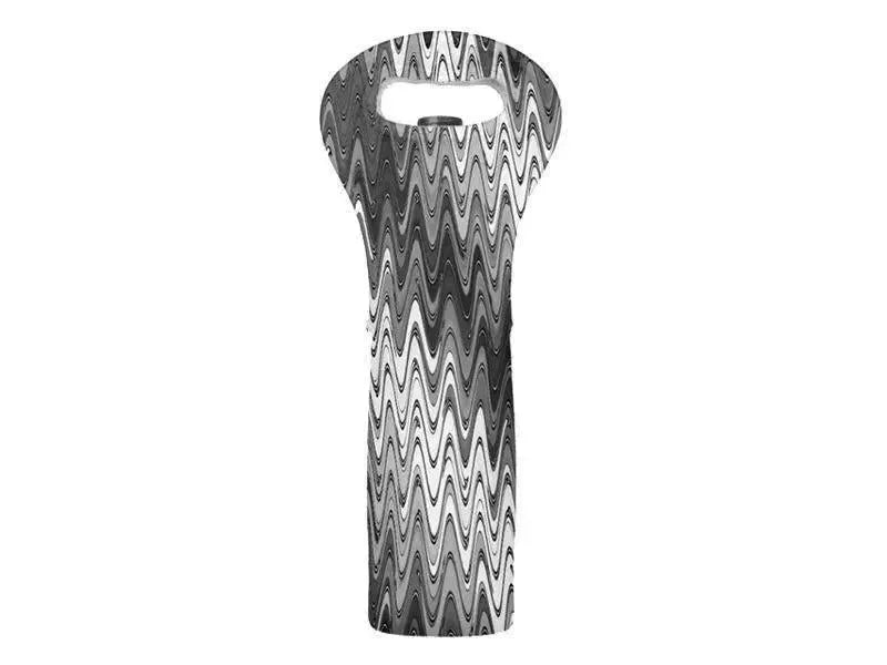Wine Totes-WAVY #2 Wine Totes-Grays & White-from COLORADDICTED.COM-