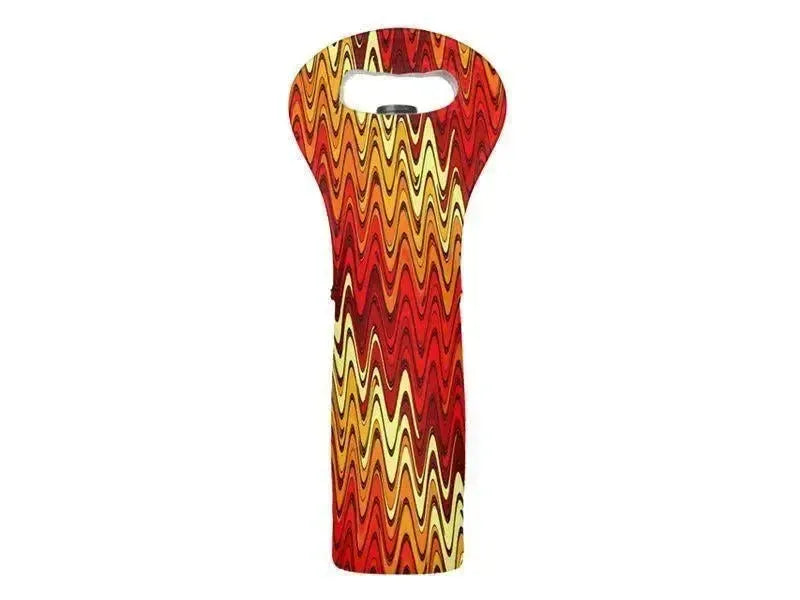 Wine Totes-WAVY #2 Wine Totes-Reds & Oranges & Yellows-from COLORADDICTED.COM-