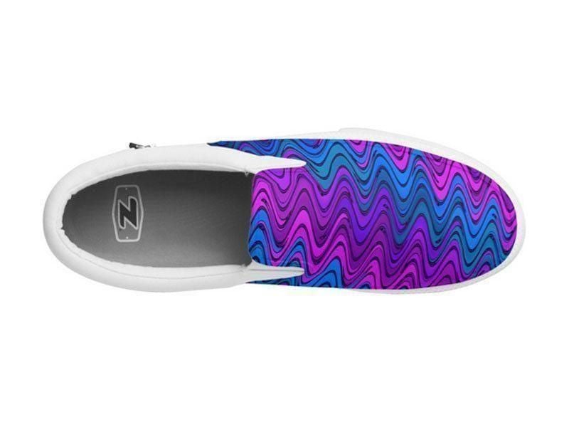 ZipZ Slip-On Sneakers-WAVY #2 ZipZ Slip-On Sneakers-from COLORADDICTED.COM-