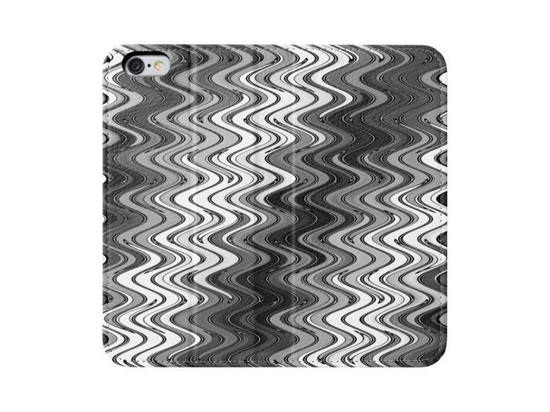 iPhone Wallets-WAVY #2 iPhone Wallets-Grays &amp; White-from COLORADDICTED.COM-