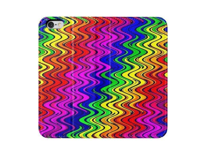 iPhone Wallets-WAVY #2 iPhone Wallets-Multicolor Bright-from COLORADDICTED.COM-
