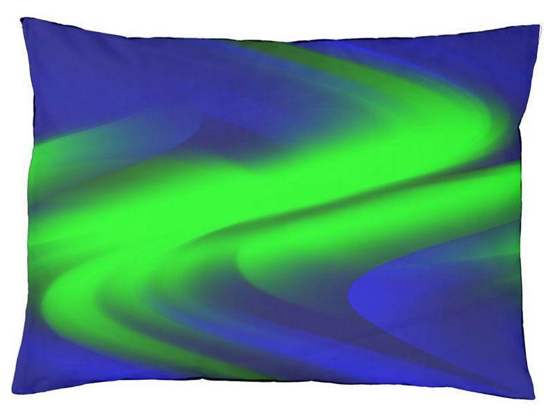 Dog Beds-DREAM PATH Indoor/Outdoor Dog Beds (in various colors &amp; sizes)-Blues &amp; Greens-by COLORADDICTED.COM-