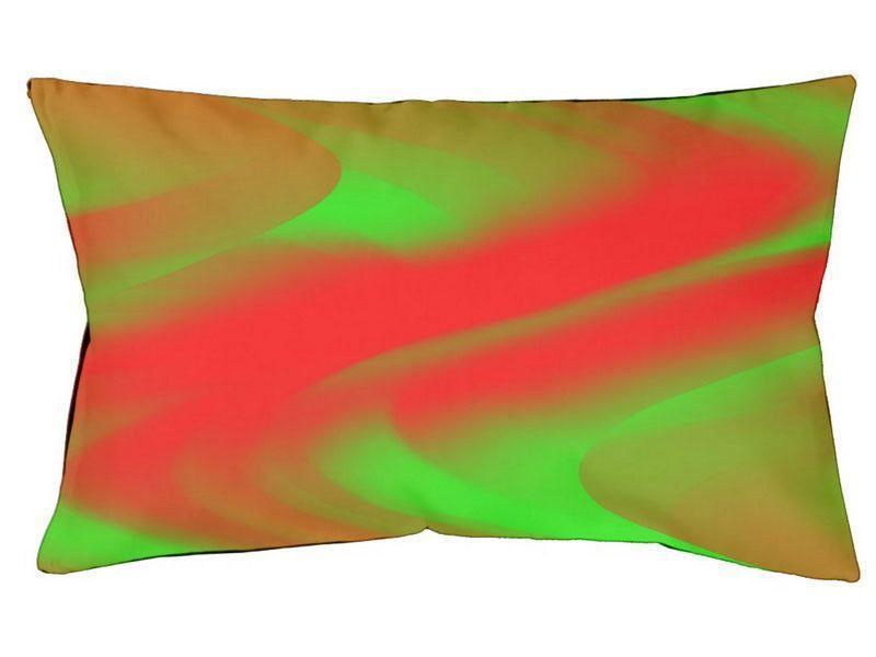 Dog Beds-DREAM PATH Indoor/Outdoor Dog Beds (in various colors &amp; sizes)-Greens &amp; Reds-by COLORADDICTED.COM-