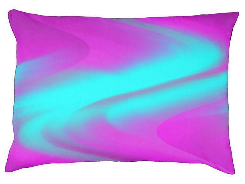 Dog Beds-DREAM PATH Indoor/Outdoor Dog Beds (in various colors &amp; sizes)-Purples &amp; Turquoises-by COLORADDICTED.COM-