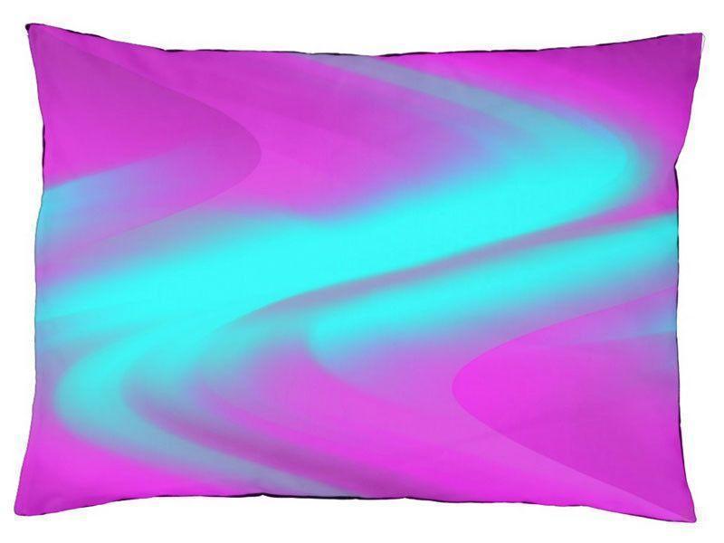 Dog Beds-DREAM PATH Indoor/Outdoor Dog Beds (in various colors &amp; sizes)-Purples &amp; Turquoises-by COLORADDICTED.COM-